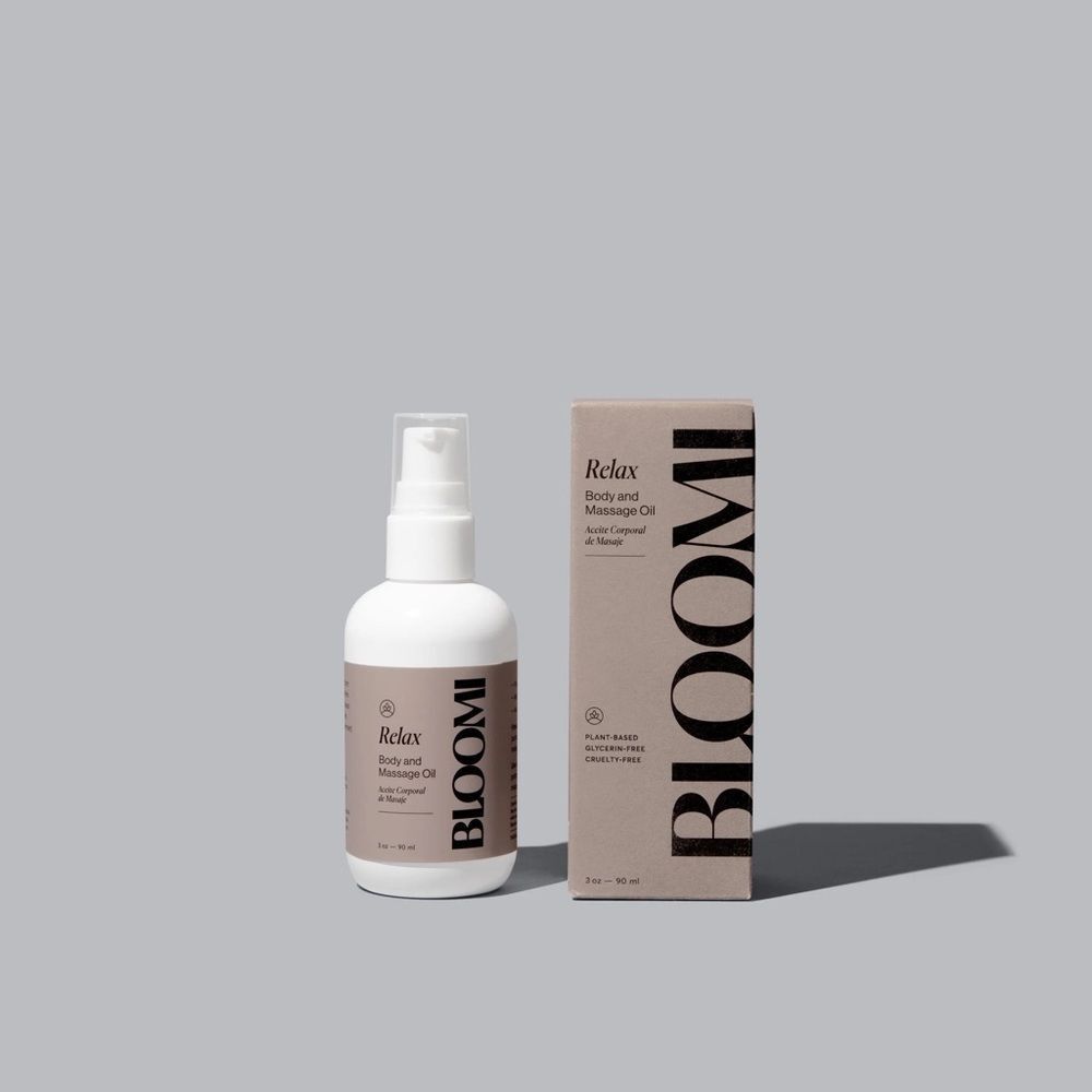 Brand New Bloomi Relax Body & Massage Oil Aromatherapy Skincare 90ml